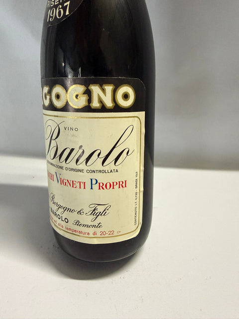Barolo, Giacomo Borgogno, reserve 1961