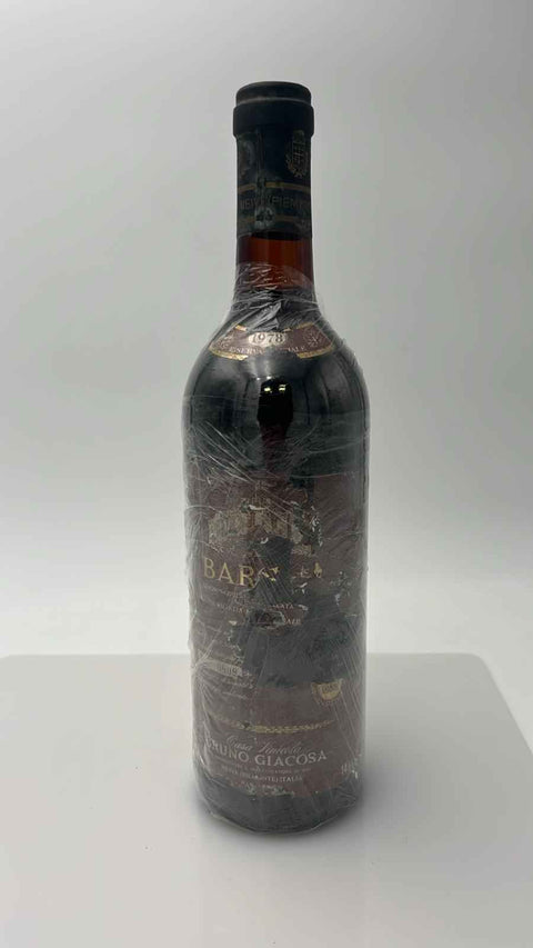Giacosa Bruno , Barolo Riserva Speciale 1978, collina Rionda Di Serralunga D'Alba, Label  Slightly Damaged to Humidity