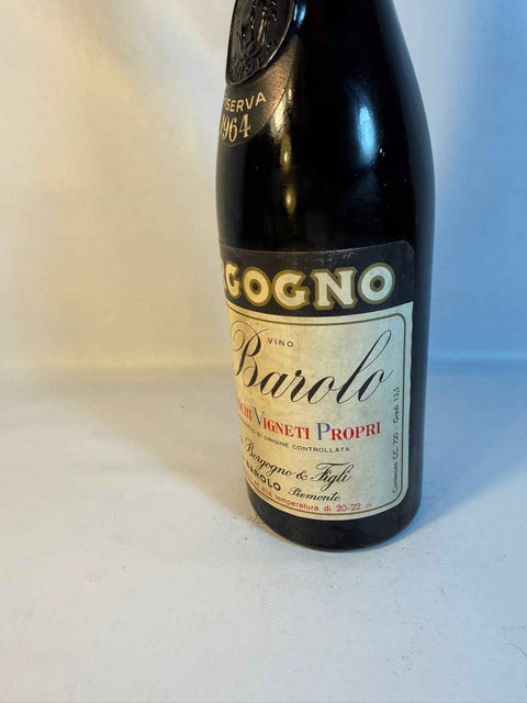 Barolo, Giacomo Borgogno, riserva 1964