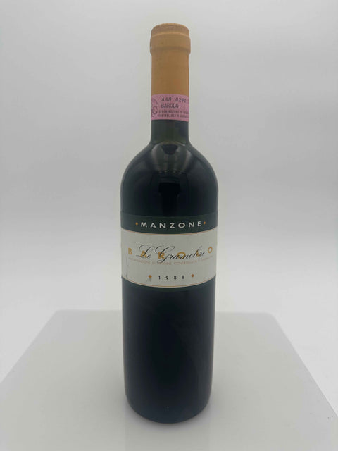 Manzone, Le Gramolere, Barolo, vintage 1988