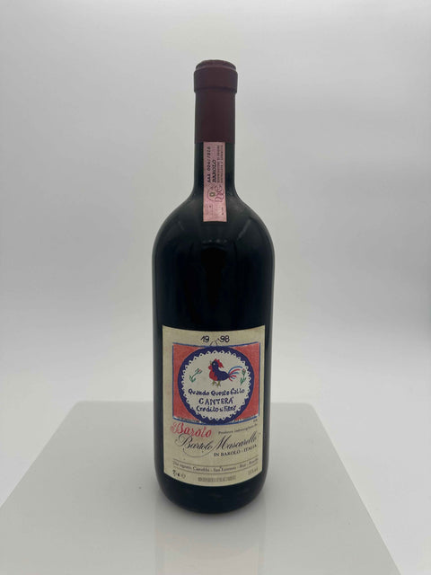 Magnum, Bartolo Mascarello, Quando Questo Gallo CANTERÀ Credito si Farà, Barolo vintage 1998