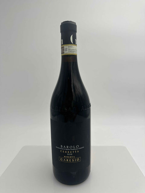 Garesio Barolo, Riserva Cerretta 2016