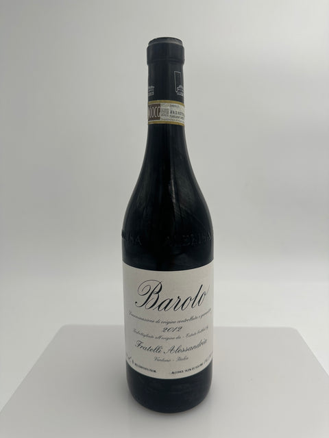 Fratelli Alessandria, barolo 2012
