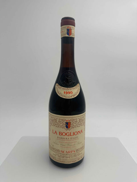 Scarpa, La Bogliona Barbera D'Asti, 1990
