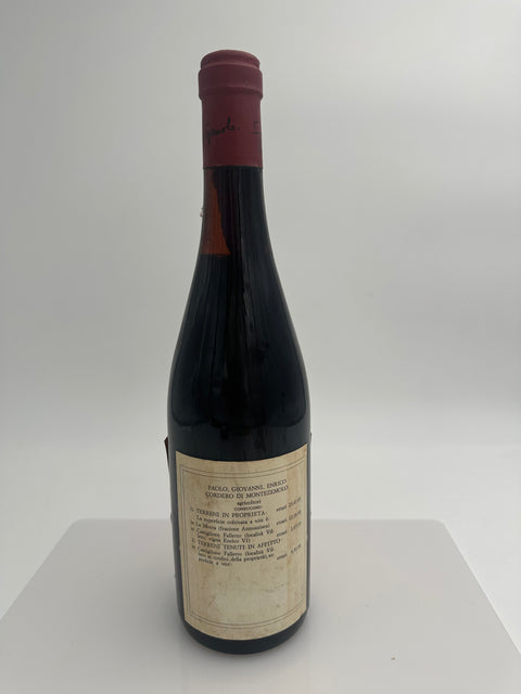 Paolo cordero Di Montezemolo, Monfalletto Barolo 1978