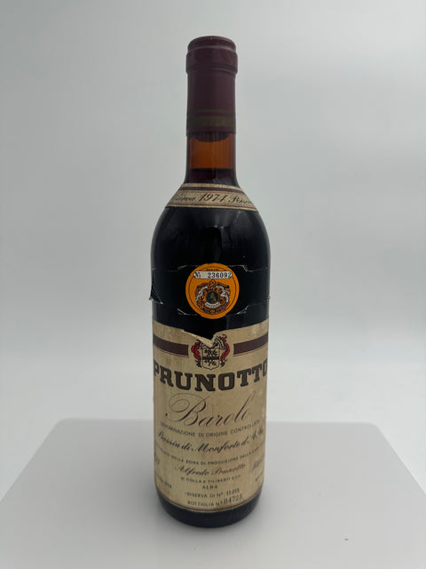 Prunotto Barolo Riserva Bussia di Monforte D'Alba 1974