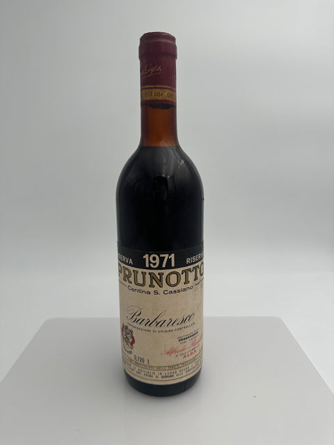 Prunotto Barbaresco Riserva 1971