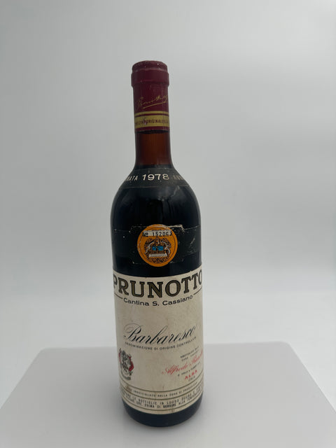 Prunotto Barbaresco 1978