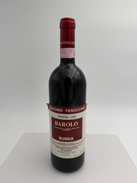 Giacomo Fenocchio Barolo, Bussia, Riserva 1999