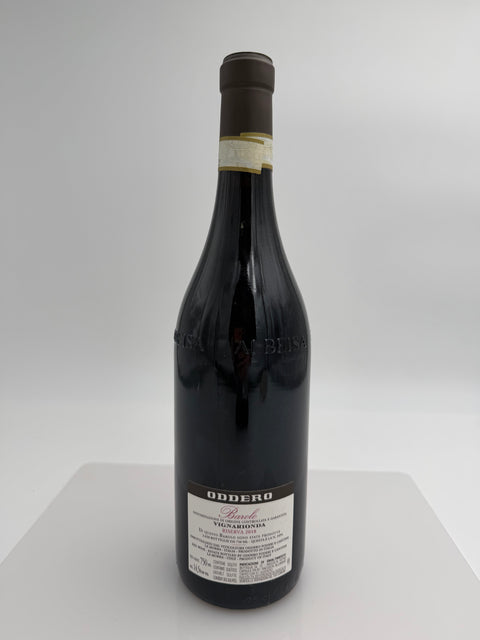 Oddero, Barolo vintage 2018, Riserva Vignarionda