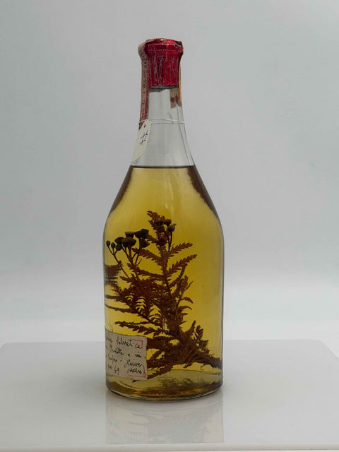Grappa Romano Levi, grappa de una bella donna selvatica umma con erbe, anni 70s, 77