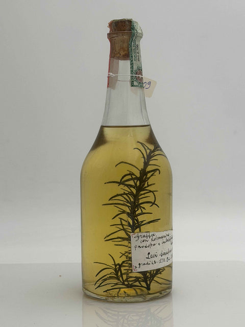 Grappa Romano Levi, con rosmarino, 1997, 109