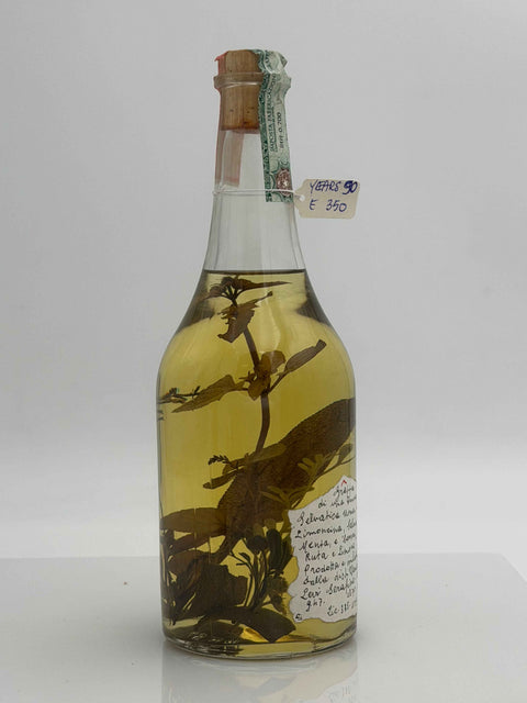 Grappa Romano Levi, Grappa de una donna selvatica con limoncina, salvia, menta e bonsai, con ruta e limone, 1997, 114