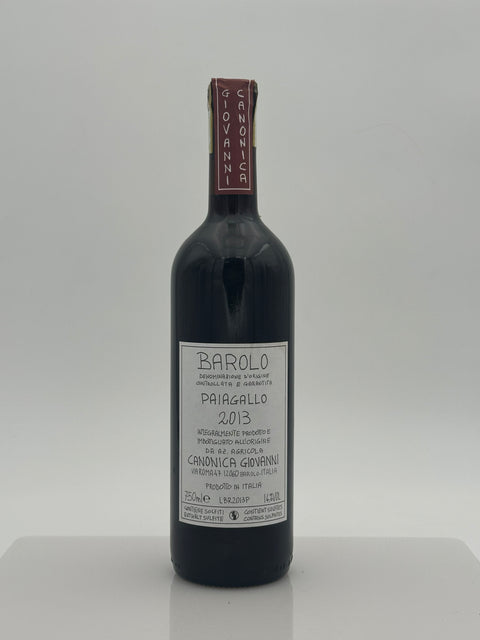 Barolo Paiagallo, Giovanni Canonica, 2013 - European Best Wine