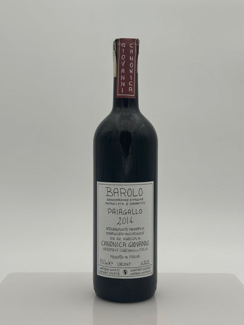 Barolo Paiagallo, Giovanni Canonica, 2014 - European Best Wine
