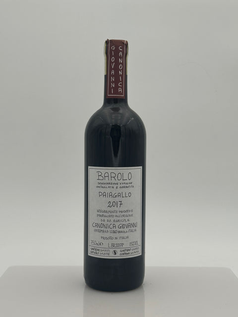 Barolo Paiagallo, Giovanni Canonica, 2017 - European Best Wine