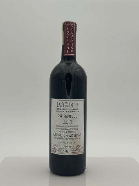 Barolo Paiagallo, Giovanni Canonica, 2018 - European Best Wine
