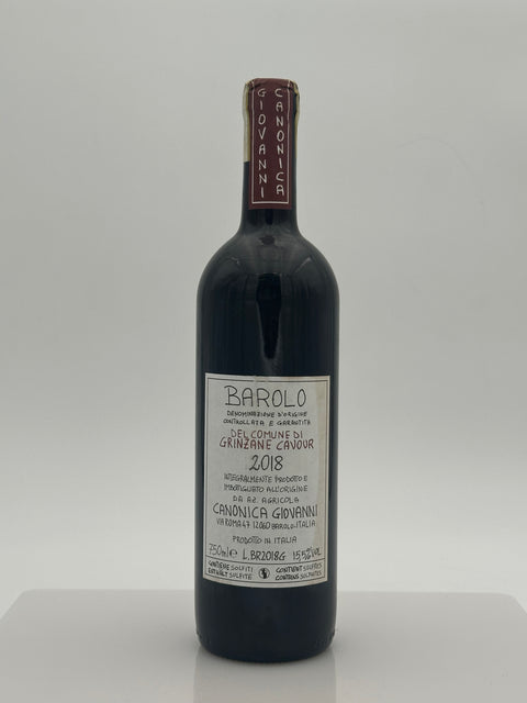 Barolo Del Comune Di Grinzate Cavour, Giovanni Canonica, 2018 - European Best Wine