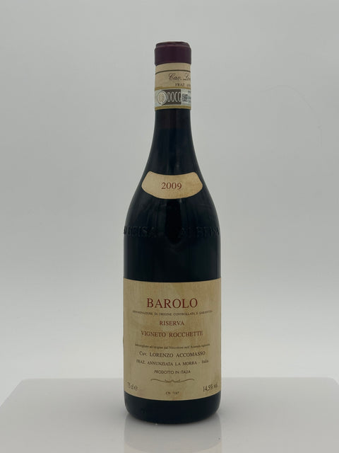 Lorenzo Accomasso, Vigneto Rocchette, Barolo Riserva 2009 - European Best Wine