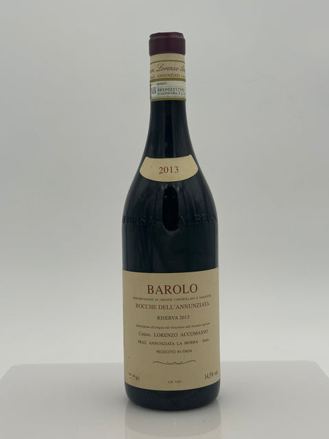 Lorenzo Accomasso, Rocche Dell'Annunziata, Barolo Riserva 2013 - European Best Wine