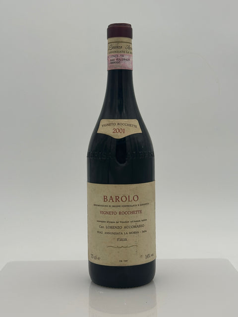 Lorenzo Accomasso, Vigneto Rocchette, Barolo 2001 - European Best Wine