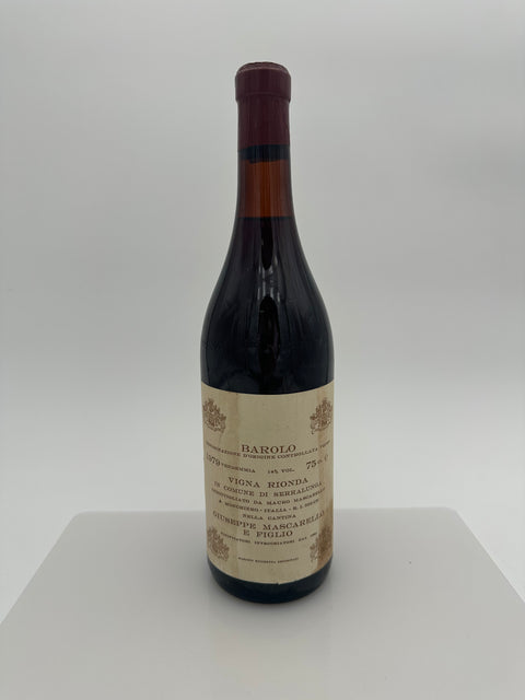 Masscarello Giuseppe e Figlio, Barolo, Vigna Rionda 1979 - European Best Wine