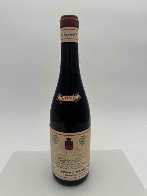 Lorenzo Accomasso, Anunziata di la Morra, Barolo 1971 - European Best Wine