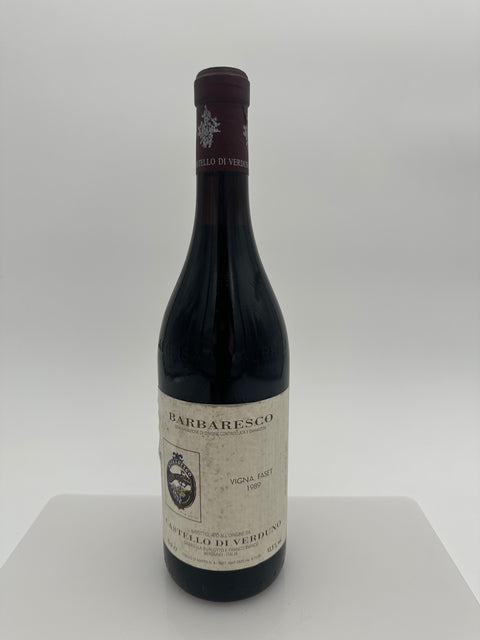 Castello Di Verduno, Barbaresco, Vigna Faset, 1989 - European Best Wine