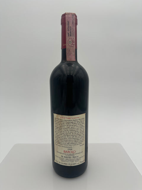 Giuseppe Capellano, Barolo Otin Fiorin, Pie Rupestris, 1998 - European Best Wine