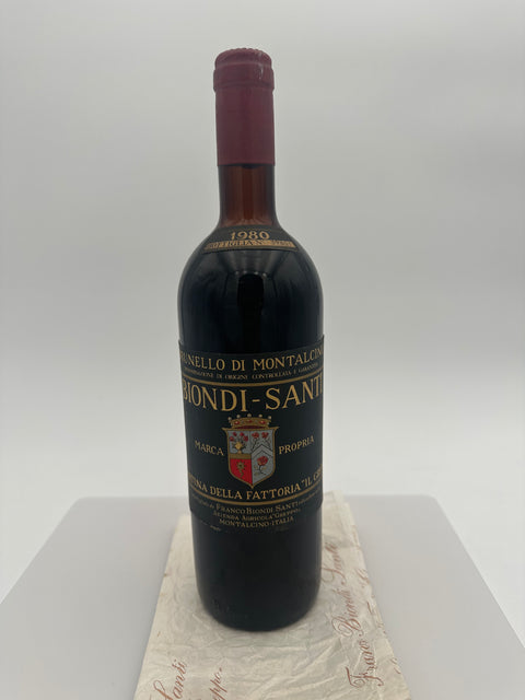 Brunello di Montalcino, Biondi Santi, 1980 - European Best Wine