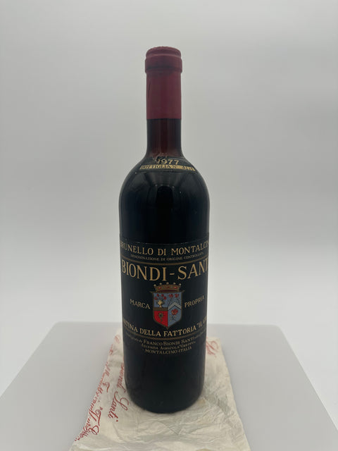 Brunello di Montalcino, Biondi Santi, 1977 - European Best Wine