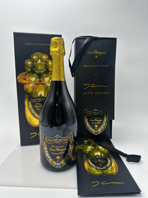 Champagne Dom Perignon,  Jeff Koons, vintage 2004