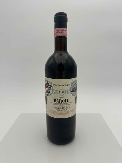 Comm. G.B. Burlotto, Barolo,  1988