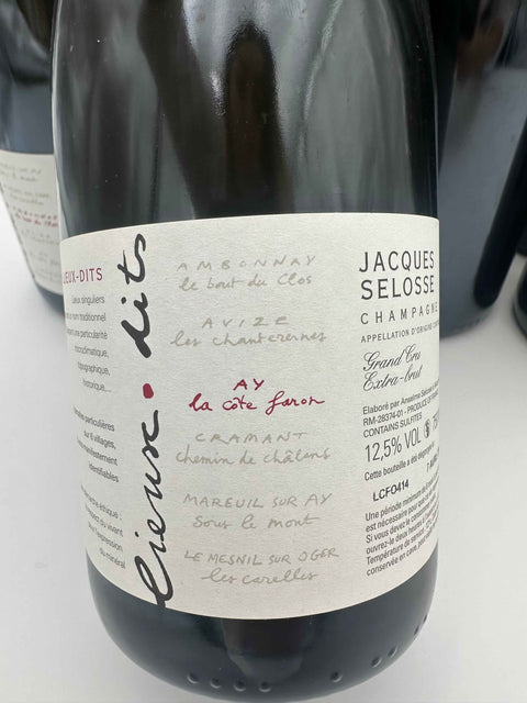Scatola Jacques selosse Collection 2015