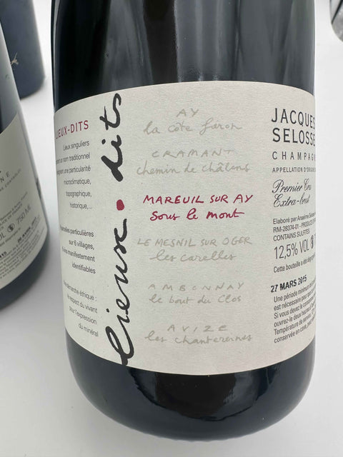 Scatola Jacques selosse Collection 2015