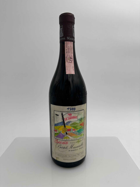 Bartolo Mascarello, Barolo 1988, Hand Drawn Labels by Bartolo