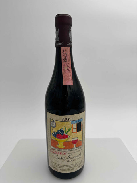 Bartolo Mascarello, Barolo 1989, Hand Drawn Labels by Bartolo