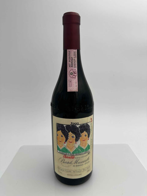 Bartolo Mascarello, Barolo 2000, Hand Drawn Labels by Bartolo