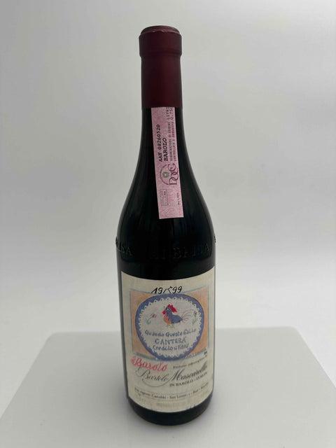 Bartolo Mascarello, Barolo 1999, Hand Drawn Labels by Bartolo