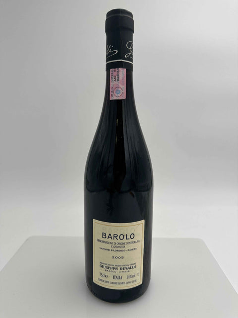 Rinaldi Giuseppe, vintage 2005, Barolo Cannubi S. Lorenzo Ravera