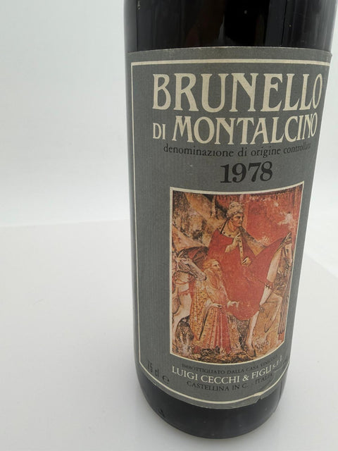 Brunello di Montalcino, Luigi Cecchi & Figli, 1978